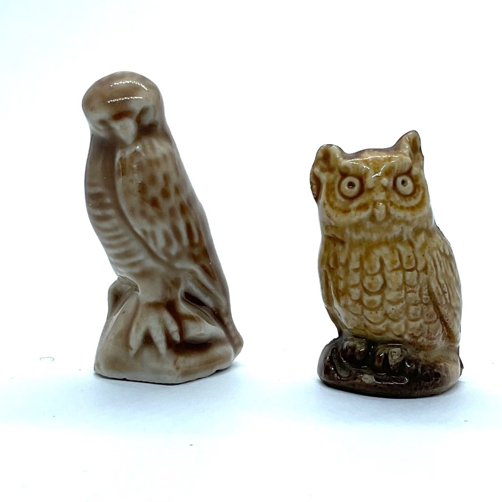 OWL and Hawk Wade figurines